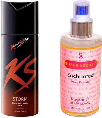 

KamaSutra STORM with SHEER SECRET ENCHANTED WOMEN(Set of 2)