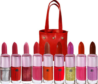 adbeni Good Choice Combo Makeup and free Laundry Busket(19 Items in the set)