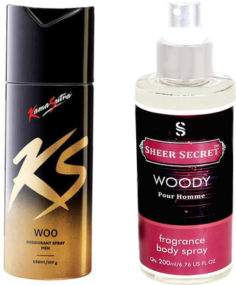 

KamaSutra WOO with SHEER SECRET WOODY MEN(Set of 2)