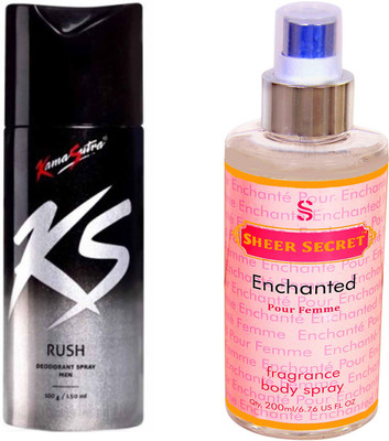 

KamaSutra RUSH with SHEER SECRET ENCHANTED WOMEN(Set of 2)