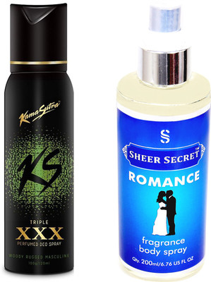 

KamaSutra KS XXX with SHEER SECRET ROMANCE(Set of 2)