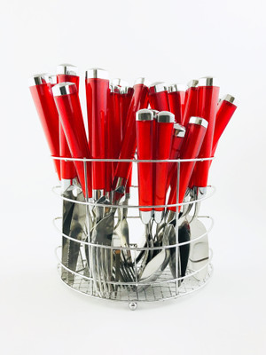 

Amvera Stainless Steel Cutlery Set(Pack of 24)