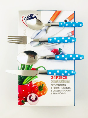 

Amvera Stainless Steel Cutlery Set(Pack of 24)
