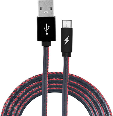

Parallel Universe Leather Braided USB C Type Cable(Black)