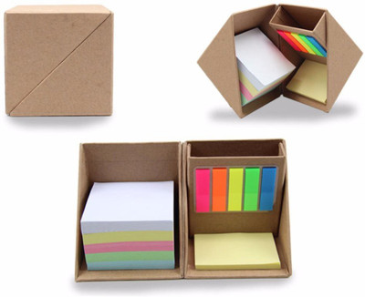 Meenamart 3 Compartments wooden Pen stand(Multicolor)