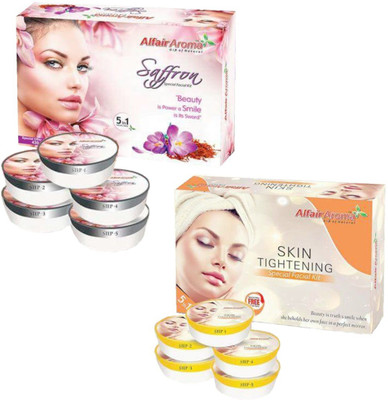 

Alfair Aroma Saffron Skin Tightening Facial Kit 900 g(Set of 2)