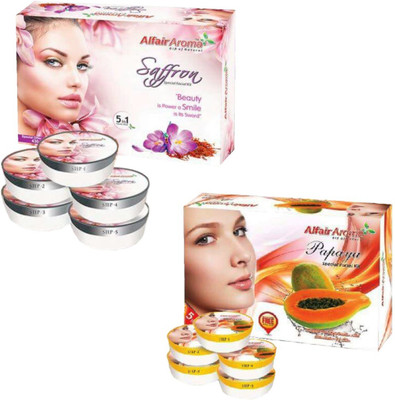 

Alfair Aroma Saffron Papaya Facial Kit 900 g(Set of 2)