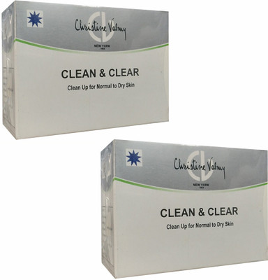 

Christine Valmy Clean & Clear Clean Up for Normal to Dry Skin 30 ml(Set of 2)