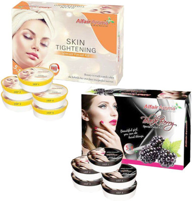 

Alfair Aroma Skin Tightening BlakBerry Facial Kit 900 g(Set of 2)
