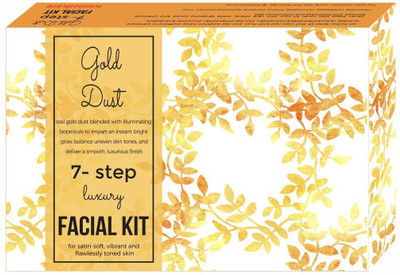 

Krishkare Gold Dust Facial Kit with 7 Step 270 ml(Set of 7)