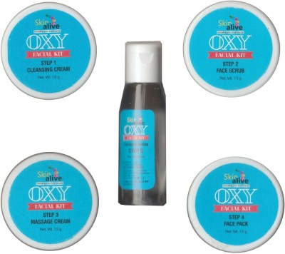 Skin Alive OXY Facial kit(5 x 15 ml)