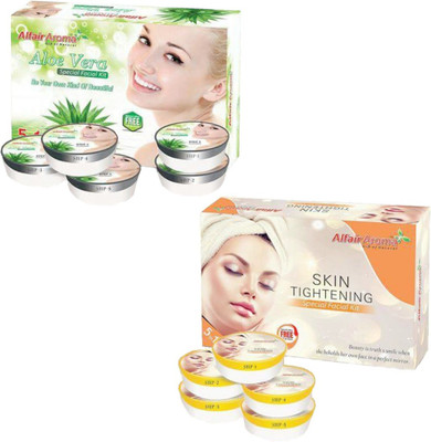 

Alfair Aroma Aloe Vera Skin Tightening Facial Kit 900 g(Set of 2)