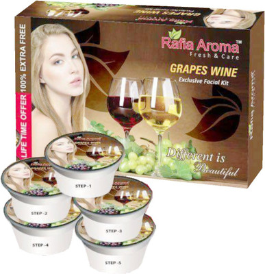 

Rafia Aroma Grapes Wine Exclusive Facial Kit 660 g