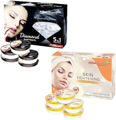 

Alfair Aroma Diamond Skin Tightening Facial Kit 900 g(Set of 2)