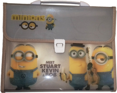 

KIDOZ KINGDOM PLASTIC MINIONS FILE FOLDERS(Set Of 1, GRAY, Green)