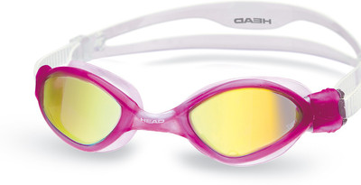 

Head Tiger Mirrored LiquidSkin Swimming Goggles(Pink, White)