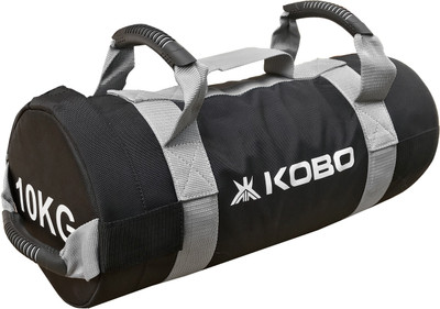 

Kobo 10 Kg Sandbag Adjustable Weight Power Training Filled Fitness Cross Functional Exercise Running Workout Sand-Bag (IMPORTED) Sand Bag of 10 Kg(Multicolor, Kit Bag), Black;grey