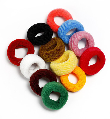 

Sringhar Elastic Rubber band pack of 12 multy color Rubber Band(Multicolor)