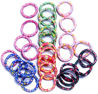 

Sringhar Elastic Rubber band pack of 30 multy color Rubber Band(Multicolor)