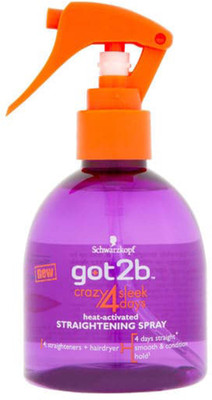 

Schwarzkopf got2b Crazy 4 Sleek Days Heat-Activated Straightening Spray Spray(200 ml)