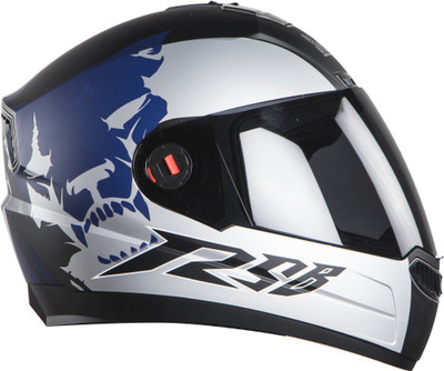 Steelbird Air Steelbird sba-1 Air beast matt black blue Motorbike Helmet(MAT BLACK BLUE)