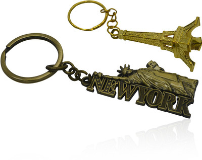 

Jaycoknit El Manzanares Statue of liberty & Tower Metal Collectible Key Chain Key Chain