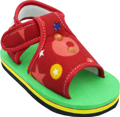 

CHIU Boys & Girls Velcro Flats(Red