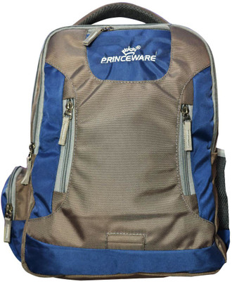 

Princeware 17 inch Laptop Backpack(Multicolor), Grey