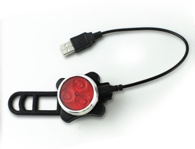 

SHIVEXIM Imported Bicycle 3 LED 4 Mode USB Recharegable Rear Light Red LED Rear Break Light LED Rear Break Light(Red)
