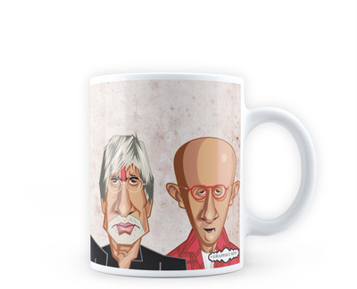 

GRAPHICURRY AMITABH THE LEGEND ART Ceramic Mug(350 ml), Multicolor