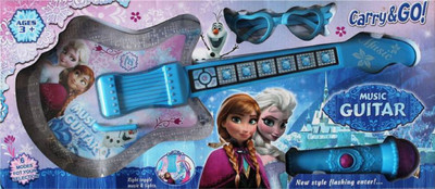 

Goyal Traders Frozen Guitar with Microphone(Blue)
