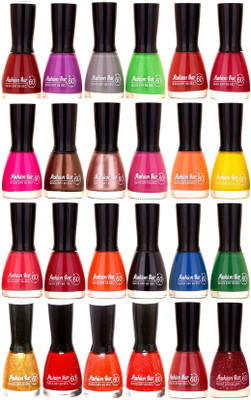 

Fashion Bar Candy Big Nail polish Combo 1336 Multicolor(Pack of 24)