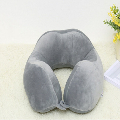 

Aeoss U-Shaped Pillow Slow Recovery Pillow Travel Airplane Sleep Office Cushion Neck Health Care Body Pillows Neck Pillow(Grey)