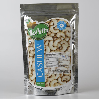 

Yovita - Nuts & Dryfruits Yovita Plain Cashews (200g, Pouch) Cashews(200 g, Pouch)