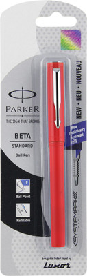

Parker Beta Standard CT Red Ball Pen(Pack of 5)