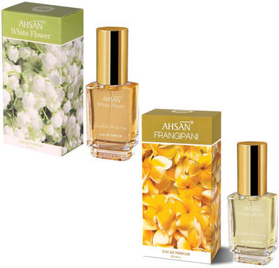 

Ahsan White flower and Fragipani (30 ml) Eau de Parfum - 30 ml(For Women)