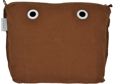 

Doubleu Bag - Large - Camel Brown - Canvas Pouch(Brown)