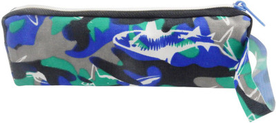 

eRunners All in 1 High Quality Pouch Wallet Mobile Holder Pencil Box for All Ages Pouch(Blue, Green)