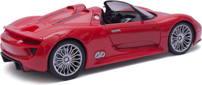 

TWGE Remote Control Car with Steering Wheel - 1:14 Scale Licensed Porsche Car- Red Color- Recharge Batteries and Charger Included(Red)
