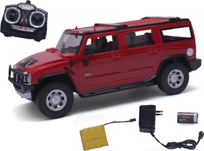 

TWGE Remote Control Car 1:16 Scale Licensed Hummaer - Radio Control Car - Red Color- Recharge Batteries and Charger Included(Red)