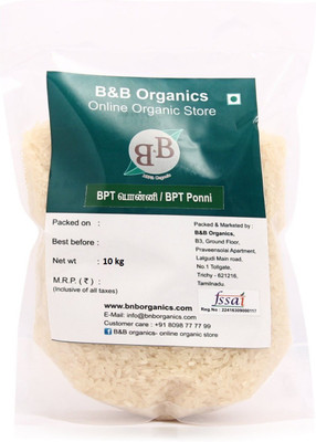 

B&B Organics BPT Tamil Ponni Boiled Rice (Long Grain, Parboiled)(10)