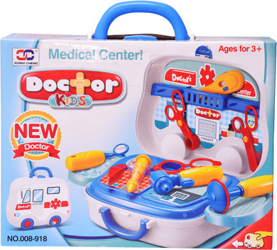 

Toys Factory Medical Center Dr set Kit with Real Working Accessories - Doctors check-up playing set