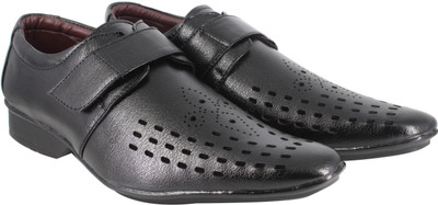 

LeatherKraft Men Black Sandals