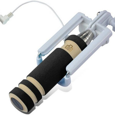 

Fellkon Cable Selfie Stick(Black, Remote Included)