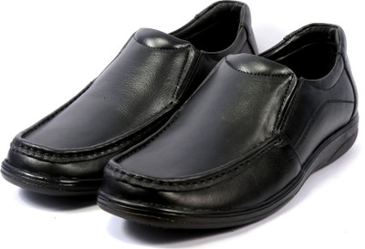 ICEBULL LEATHER JEF062 Slip On For Men(Black