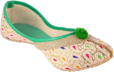 

Red Choice Collection Jutis For Women(Multicolor, Beige