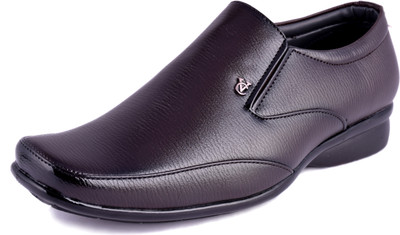 

Mantin Shoes Comfortable Party Business Slip On For Men(Brown