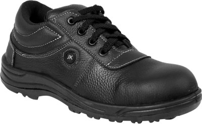 

JK Port Men New Safety Shoe with Steel Toe Casuals For Men(Black