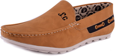 

Mantin Shoes Comfortable Light Weight Loafers For Men(Beige