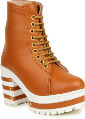 

Do Bhai Boots For Women(Tan